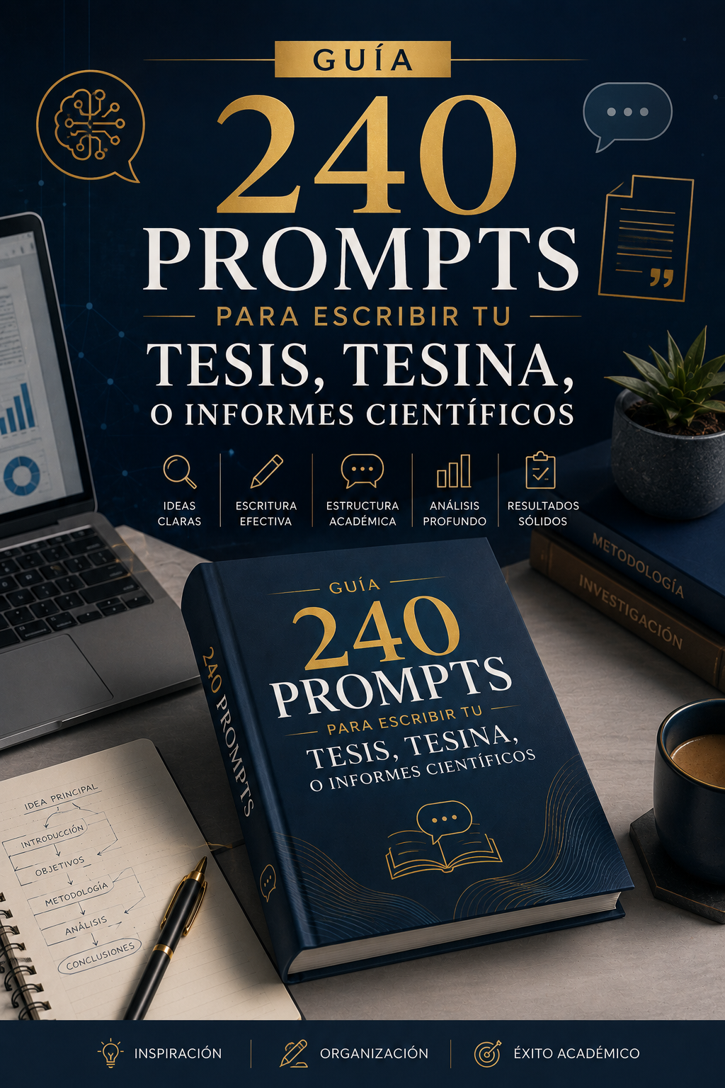 Guía 240 Prompts para Tesis